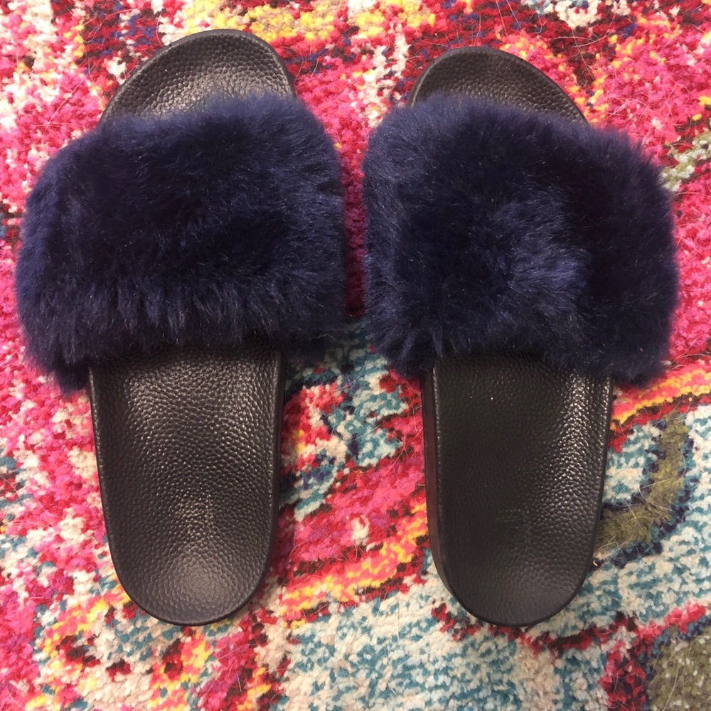 Navy Fuzzy slides